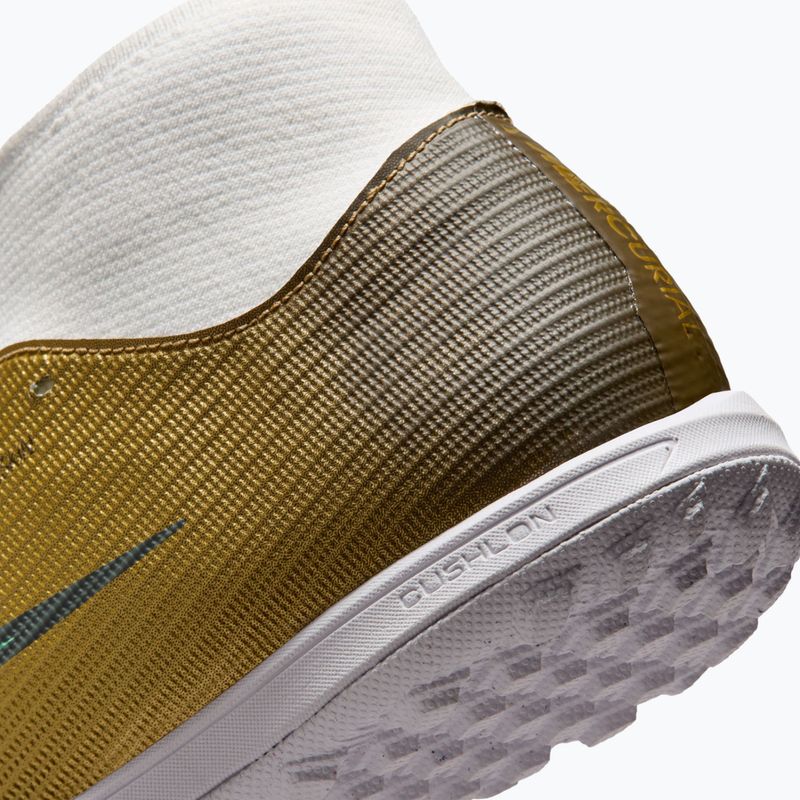 Încălțăminte de fotbal pentru bărbați Nike Mercurial Superfly 11 Academy "Kylian Mbappé" metallic gold/green glow 6