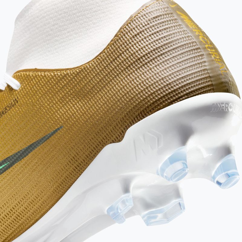 Încălțăminte de fotbal pentru bărbați Nike Mercurial Superfly 11 Academy "Kylian Mbappé" metallic gold/green glow 6