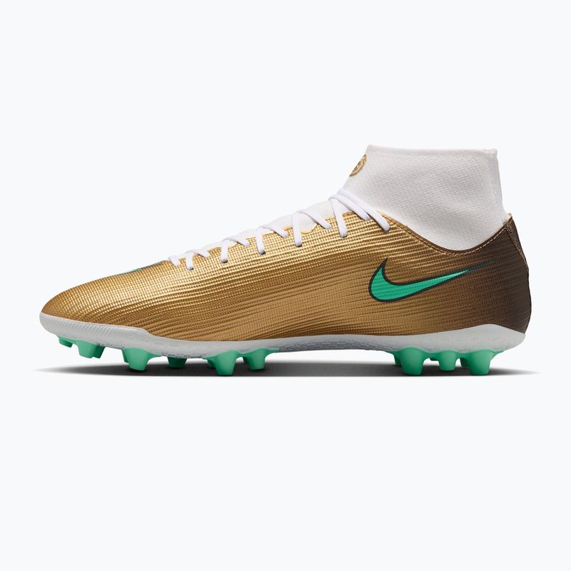 Încălțăminte de fotbal pentru bărbați Nike Mercurial Superfly 11 Academy "Kylian Mbappé" metallic gold/green glow 2