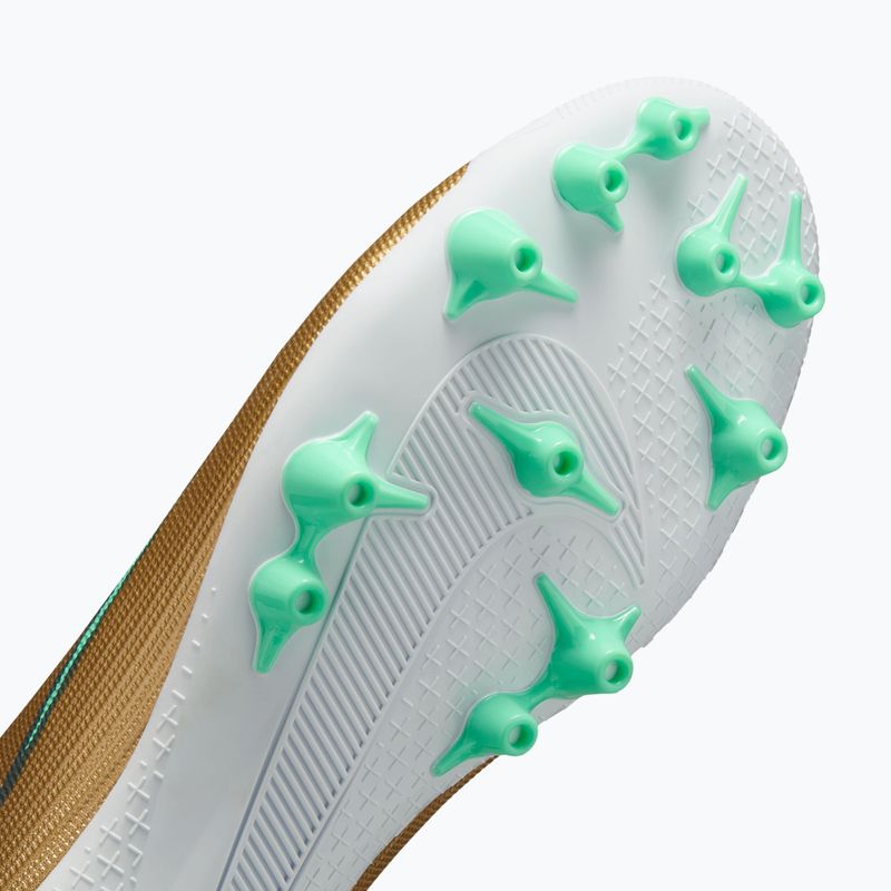 Încălțăminte de fotbal pentru bărbați Nike Mercurial Superfly 11 Academy "Kylian Mbappé" metallic gold/green glow 5