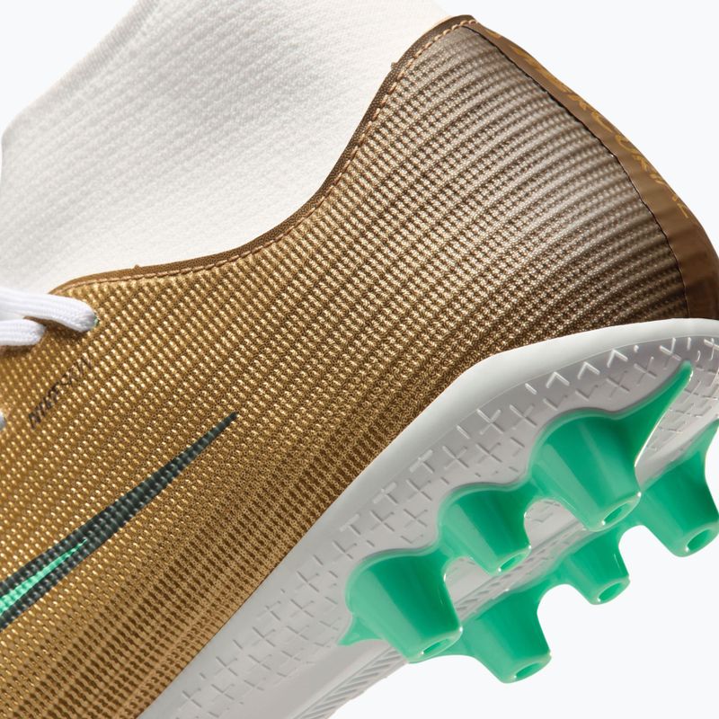 Încălțăminte de fotbal pentru bărbați Nike Mercurial Superfly 11 Academy "Kylian Mbappé" metallic gold/green glow 7