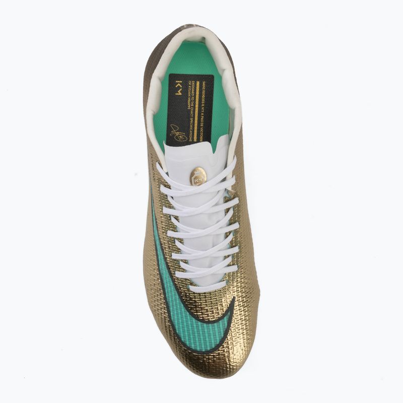 Încălțăminte de fotbal pentru bărbați Nike Mercurial Superfly 11 Pro "Kylian Mbappé" metallic gold/green glow 5