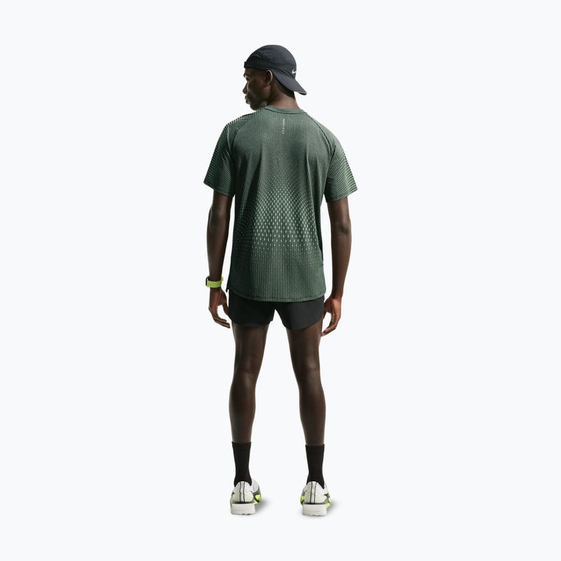 Tricou de alergare pentru bărbați Nike Stride black/light green spark 3