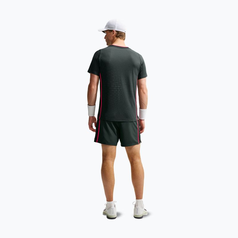 Tricou polo Nike Court Slam Aero-Fit Black Spruce/White 3