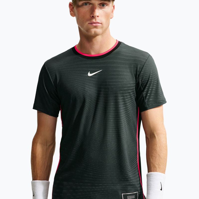 Tricou polo Nike Court Slam Aero-Fit Black Spruce/White 4