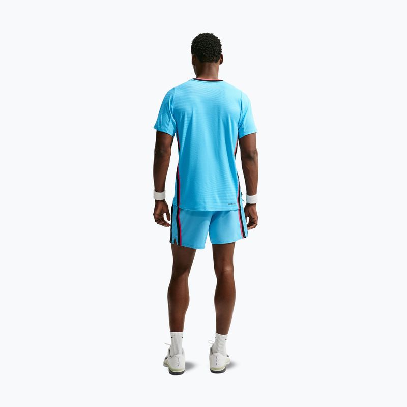 Tricou polo Nike Court Slam Aero-Fit Baltic Blue/Black 3