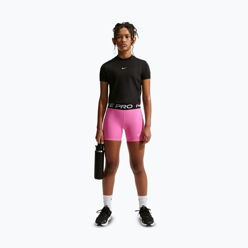 Pantaloni scurți pentru copii Nike Pro playful pink/white 2