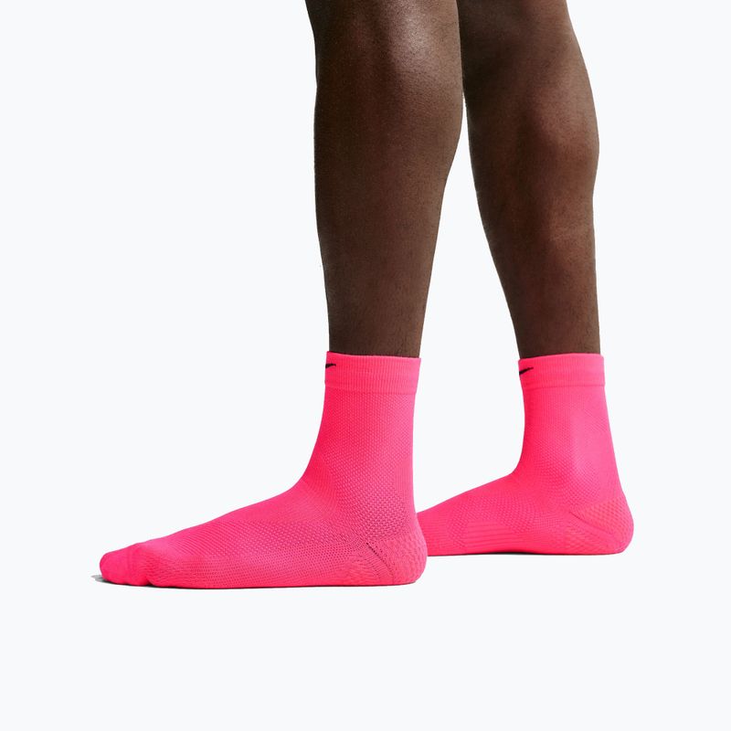 Șosete Nike Run Lightweight Micro Crew Hyper Pink/Black 6