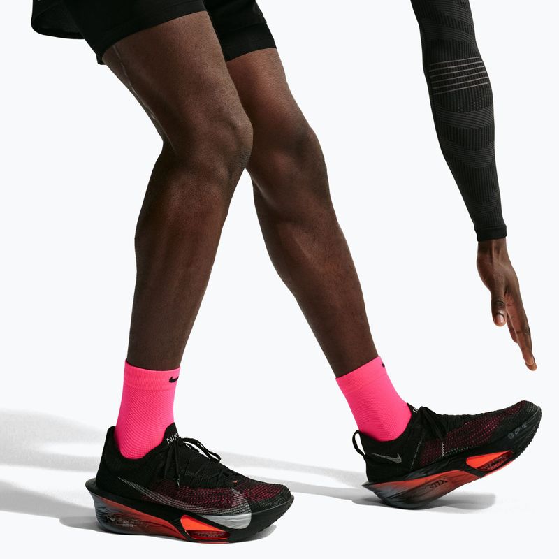 Șosete Nike Run Lightweight Micro Crew Hyper Pink/Black 7