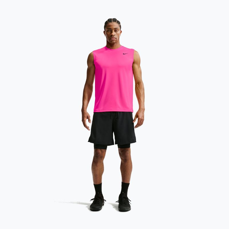 Tricou de antrenament bărbați Nike Dri-FIT Sleeveless Training Top hyper pink/black 7