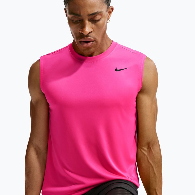 Tricou de antrenament bărbați Nike Dri-FIT Sleeveless Training Top hyper pink/black 3