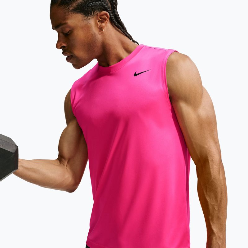 Tricou de antrenament bărbați Nike Dri-FIT Sleeveless Training Top hyper pink/black 5