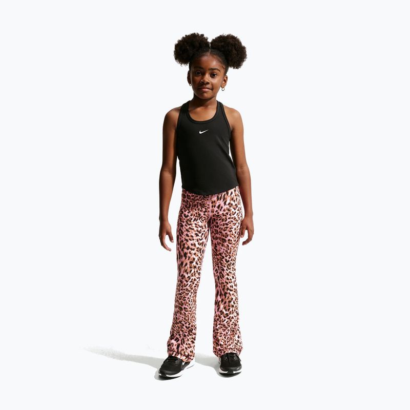 Pantaloni pentru copii Nike One pink rise/white 2