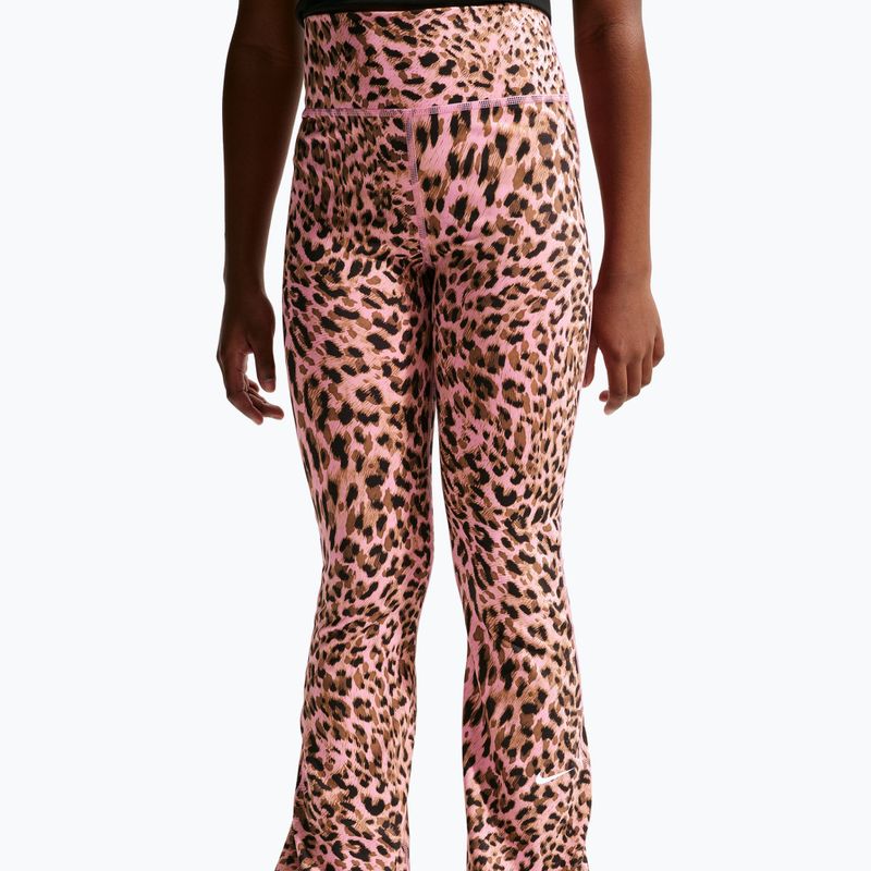 Pantaloni pentru copii Nike One pink rise/white 4