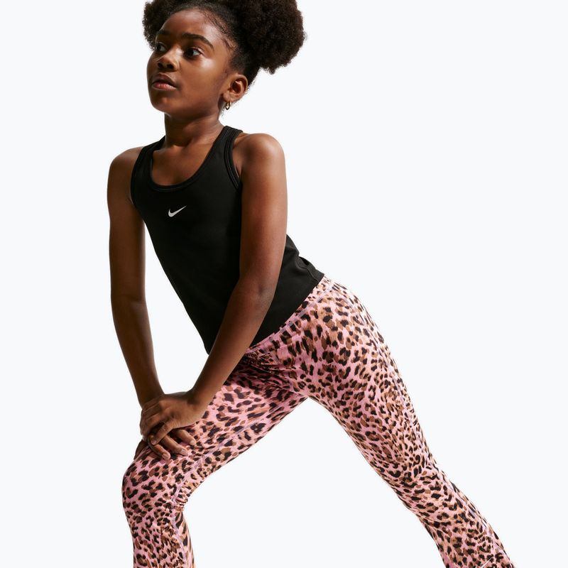 Pantaloni pentru copii Nike One pink rise/white 6