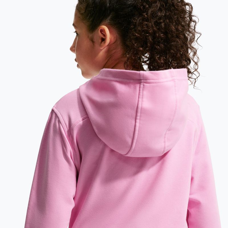 Bluză pentru copii Nike Pro Fleece pink rise/pink rise/black/white 4
