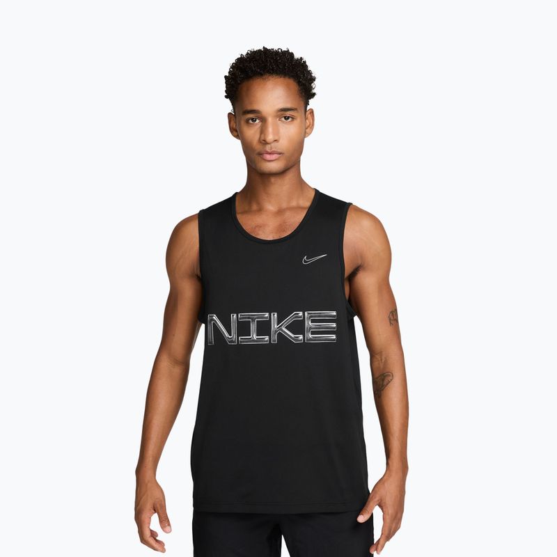 Tricou de antrenament bărbați Nike Hyverse black/white