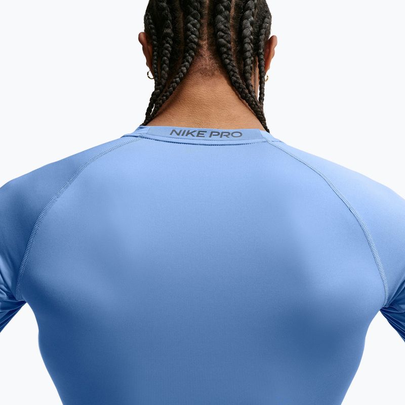 Longsleeve de antrenament pentru bărbați Nike Pro indigo storm/black 4