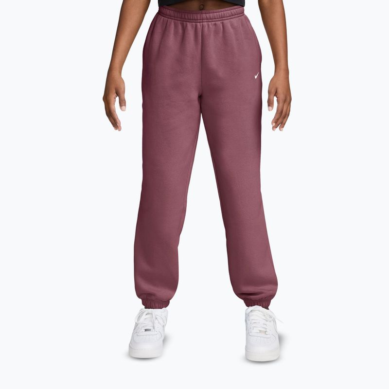 Pantaloni pentru copii Nike Sportswear Studio Fleece pink smoke/white
