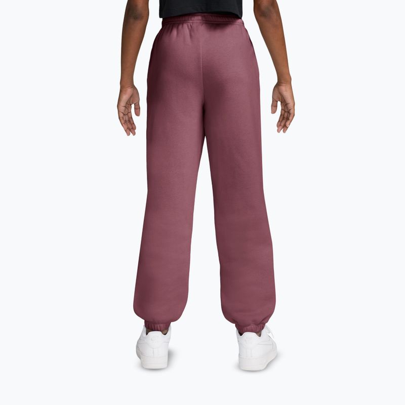 Pantaloni pentru copii Nike Sportswear Studio Fleece pink smoke/white 2