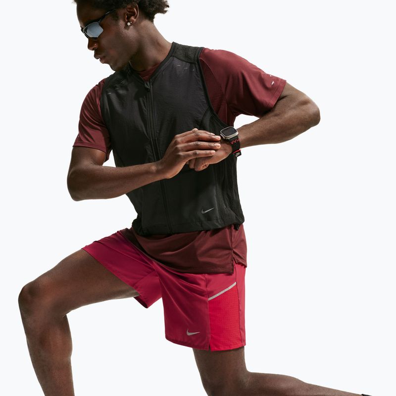Pantaloni scurți de alergare pentru bărbați Nike Miler tough red/sport red 4