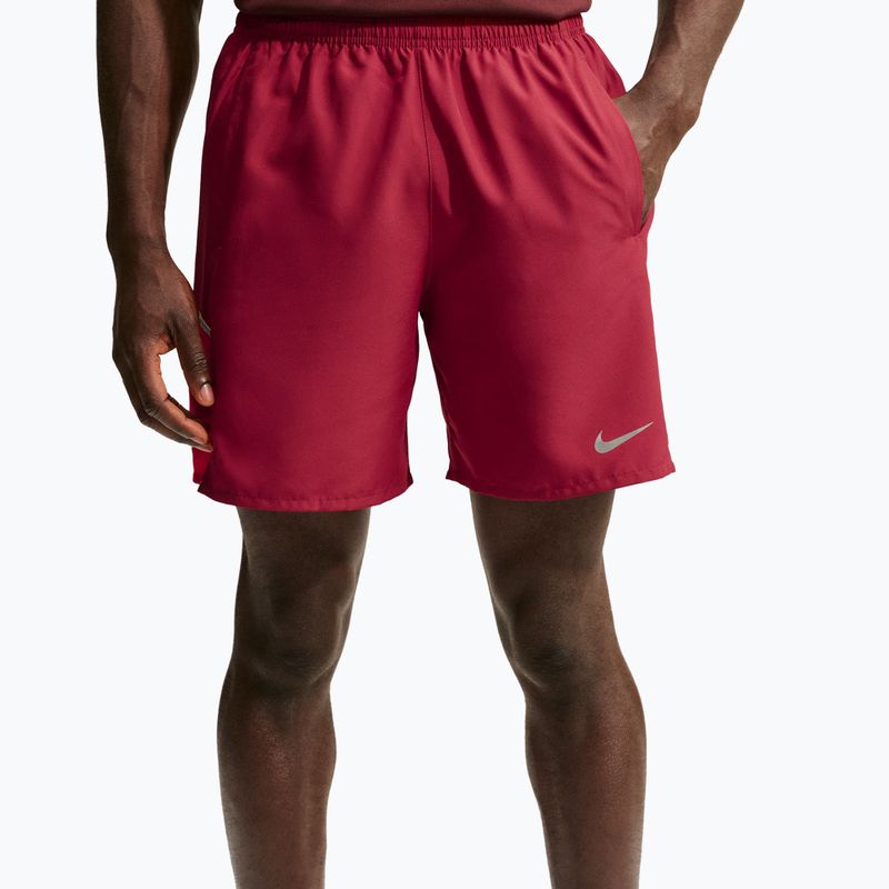 Pantaloni scurți de alergare pentru bărbați Nike Miler tough red/sport red 5