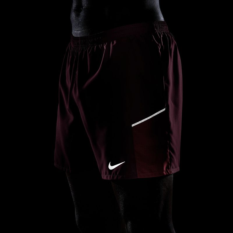 Pantaloni scurți de alergare pentru bărbați Nike Miler tough red 5