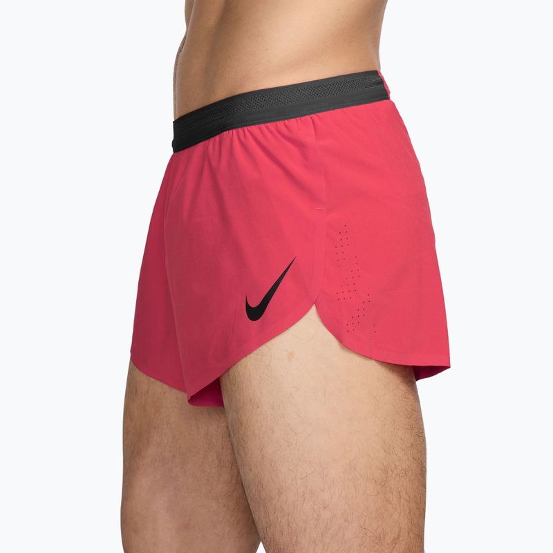 Pantaloni scurți de alergare pentru bărbați Nike AeroSwift fusion red/black 3