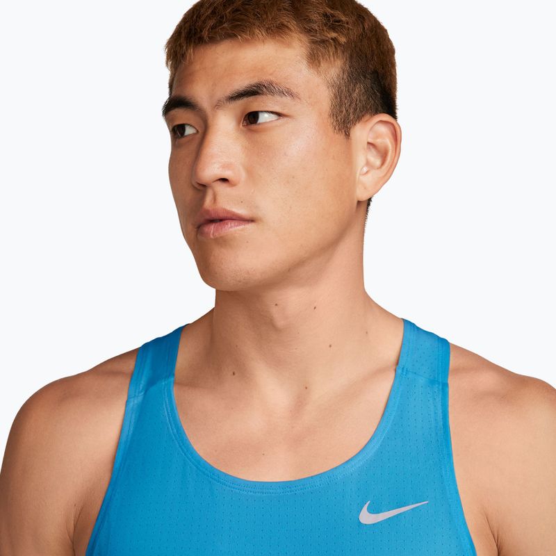 Tricou de alergare pentru bărbați Nike Fast Dri-Fit light current blue 3