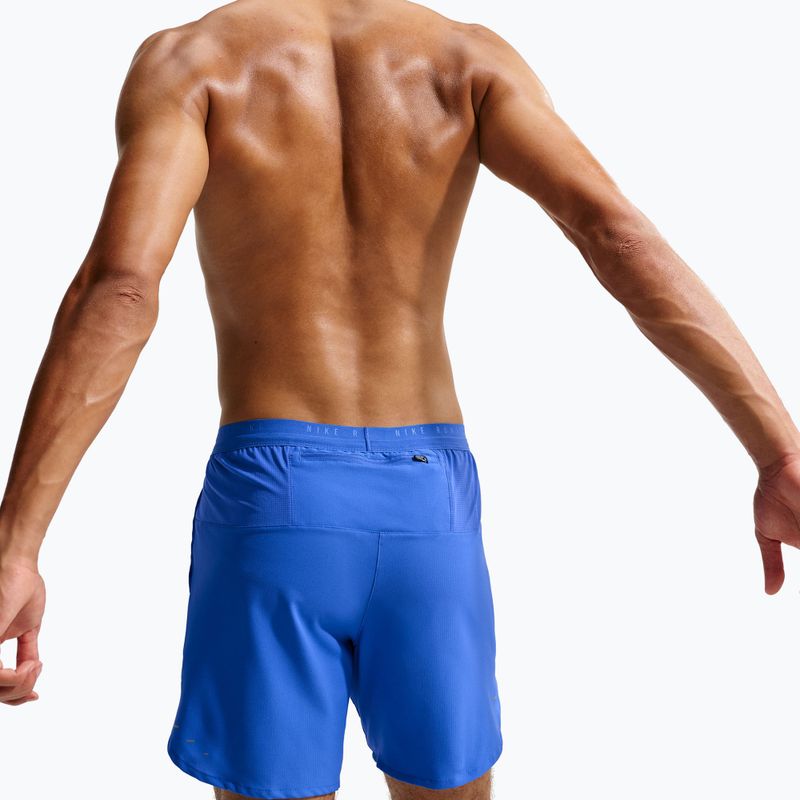 Pantaloni scurți de alergare pentru bărbați Nike Stride Dri-Fit 2in1 7" hyper royal 5