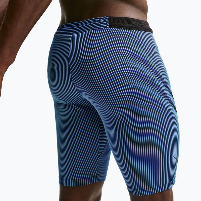 Pantaloni scurți de alergare pentru bărbați Nike AeroSwift baltic blue/black/old royal/black 6