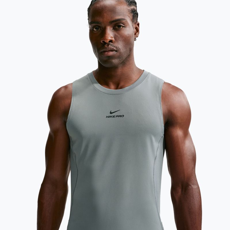 Tricou de antrenament bărbați Nike Pro smoke grey/black 3