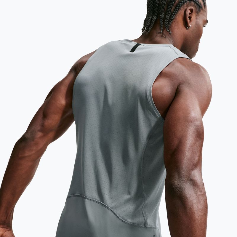 Tricou de antrenament bărbați Nike Pro smoke grey/black 4