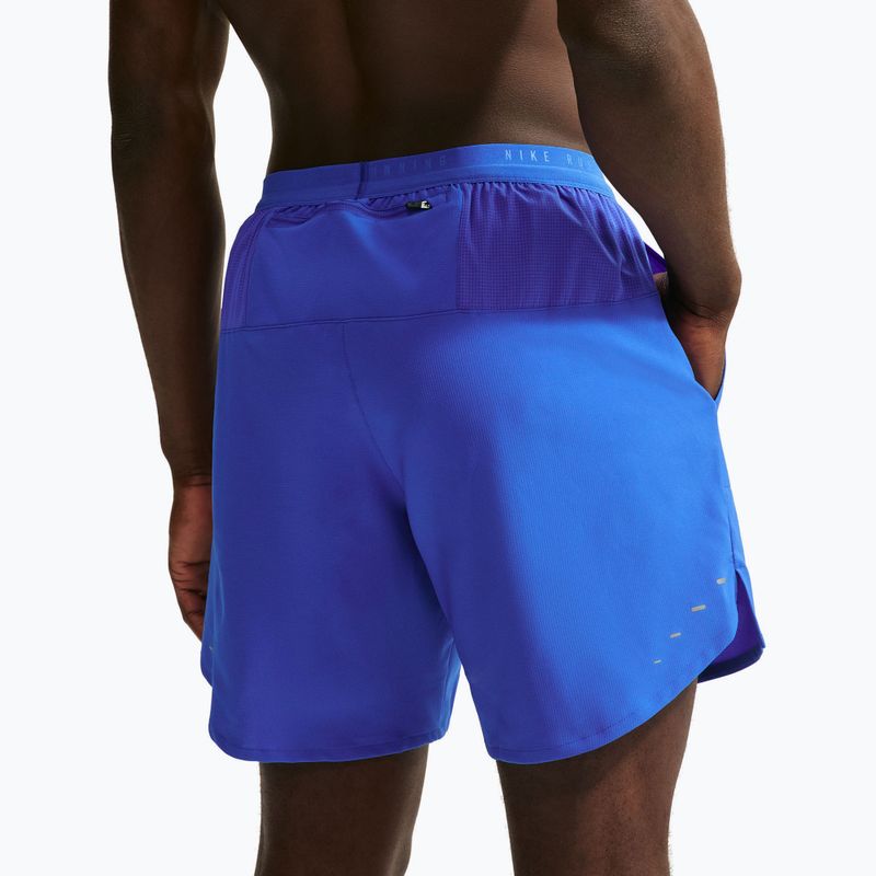 Pantaloni scurți de alergare pentru bărbați Nike Stride Dri-Fit Brief-Lined 7" hyper royal 5