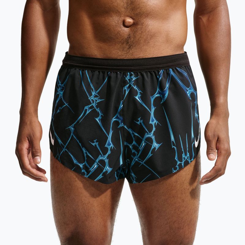 Pantaloni scurți de alergare pentru bărbați Nike AeroSwift black/white