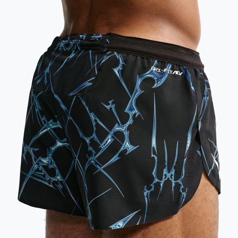 Pantaloni scurți de alergare pentru bărbați Nike AeroSwift black/white 4