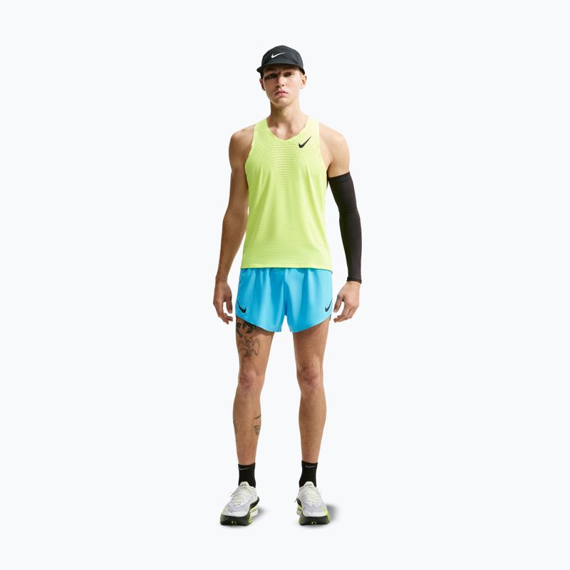 Pantaloni scurți de alergare pentru bărbați Nike AeroSwift light current blue/black 2