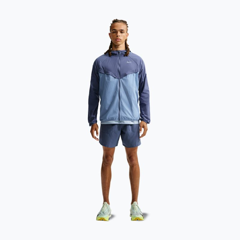 Pantaloni scurți de alergare pentru bărbați Nike Stride Dri-Fit Brief-Lined 7" diffused blue 2