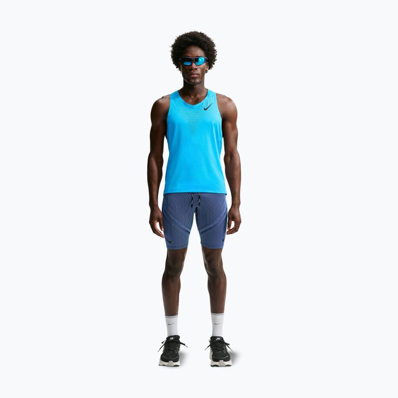 Tricou de alergare pentru bărbați Nike AeroSwift light current blue/black 2