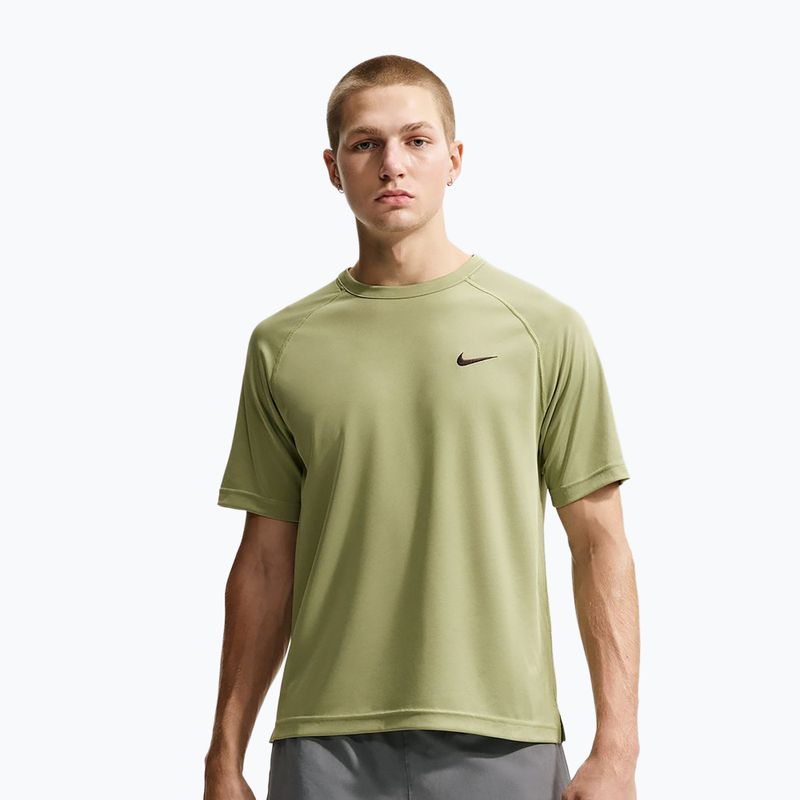 Tricou de antrenament bărbați Nike Flex dusty olive/black