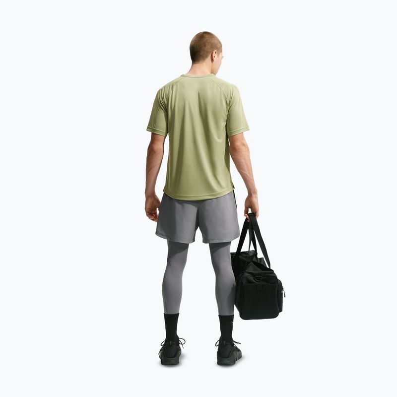Tricou de antrenament bărbați Nike Flex dusty olive/black 3