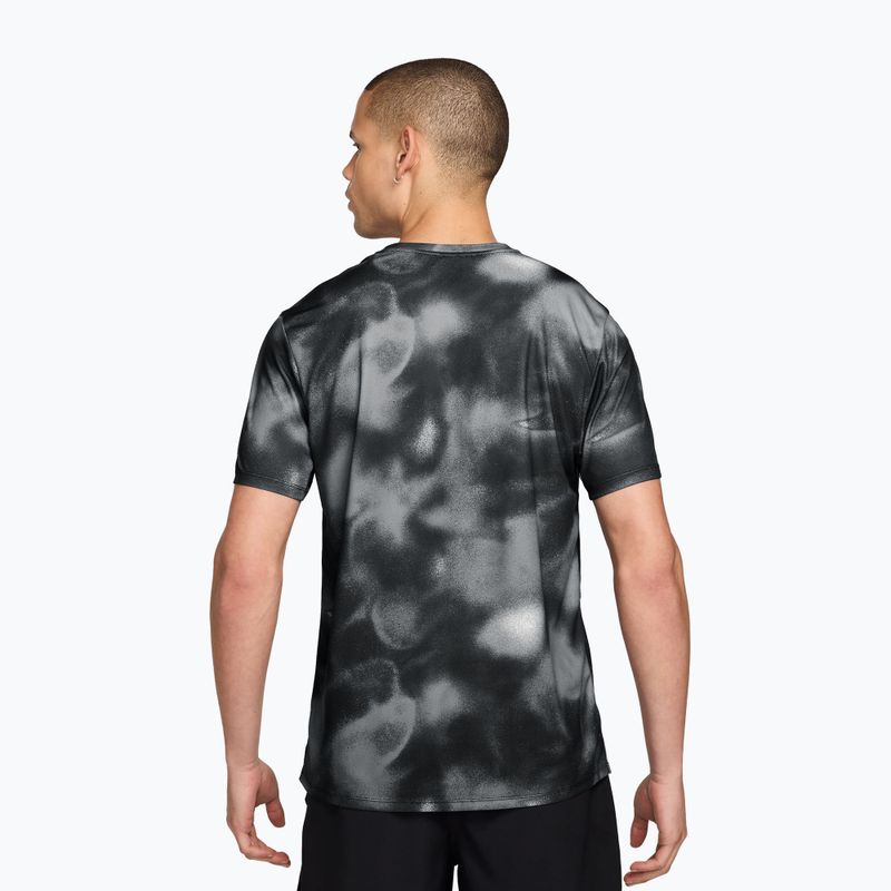 Tricou de alergare pentru bărbați Nike Miler black 2