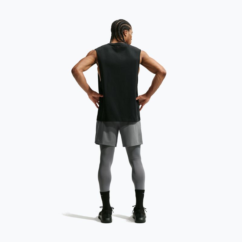 Pantaloni scurți de antrenament pentru bărbați Nike Flex smoke grey/black 3