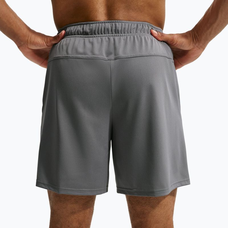 Pantaloni scurți de antrenament pentru bărbați Nike Flex smoke grey/black 4