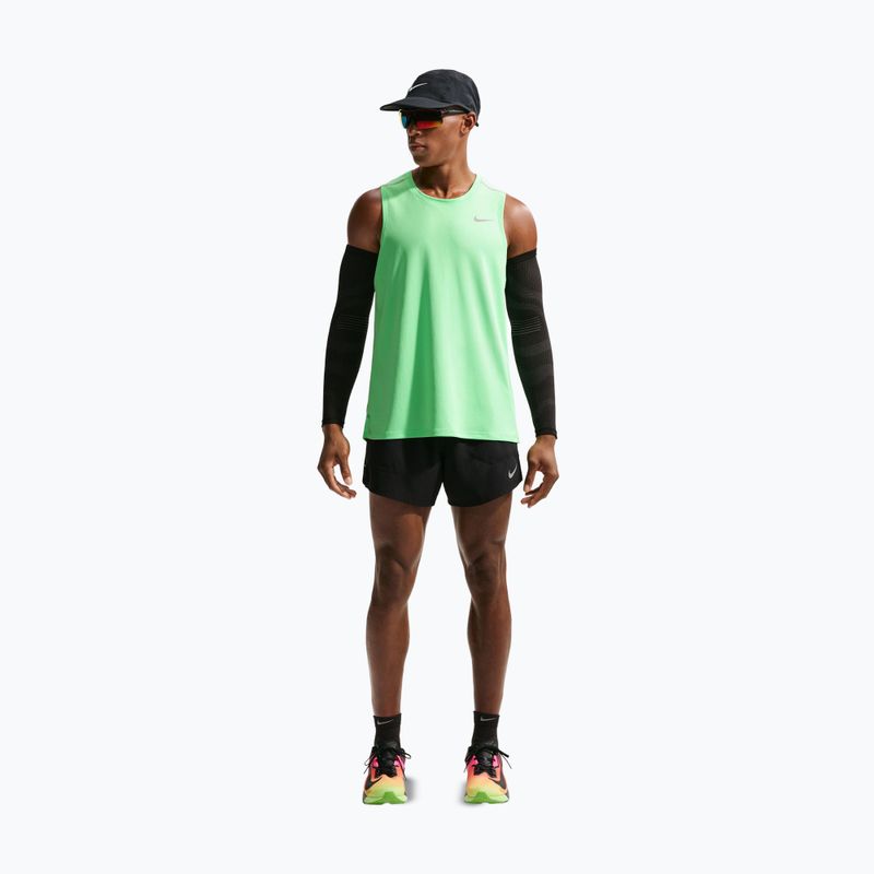 Tricou de alergare pentru bărbați Nike Miler illusion green 2