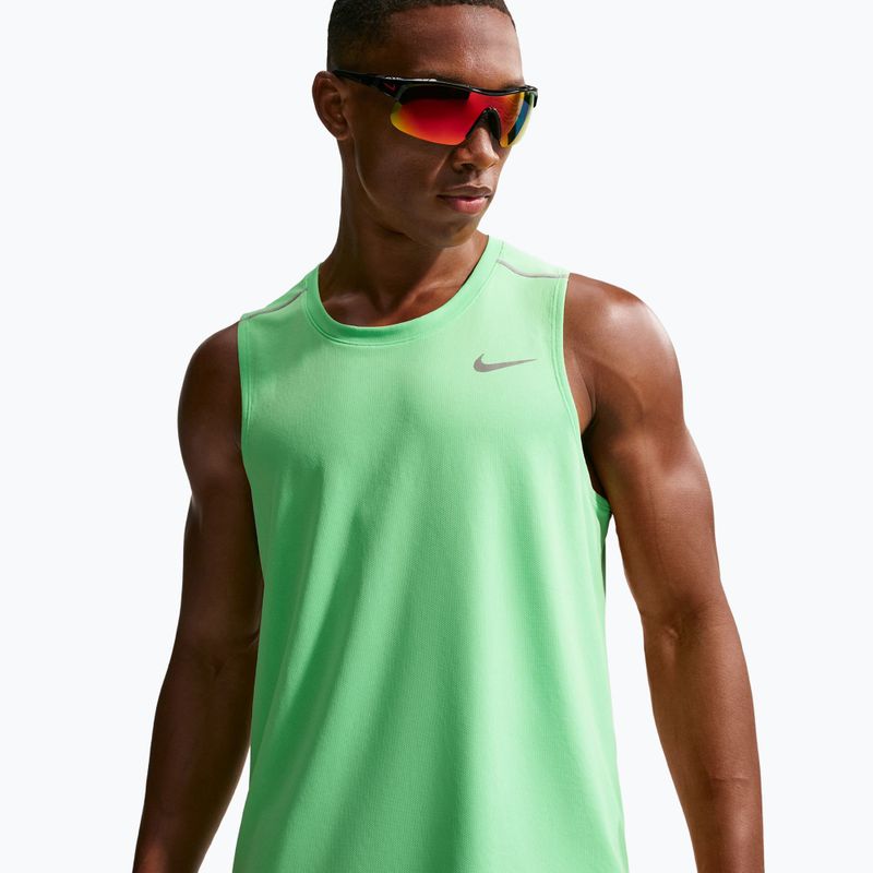 Tricou de alergare pentru bărbați Nike Miler illusion green 4