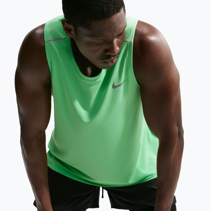 Tricou de alergare pentru bărbați Nike Miler illusion green 7