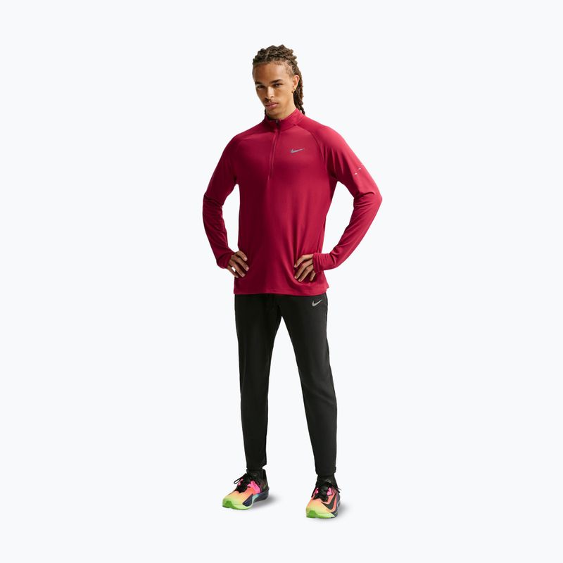 Bluză de alergare pentru bărbați Nike Stride 1/4 Zip Dri-Fit tough red 2