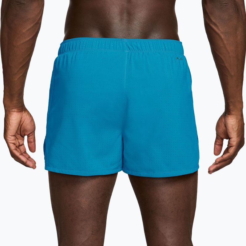 Pantaloni scurți de alergare pentru bărbați Nike Fast light current blue/black 2