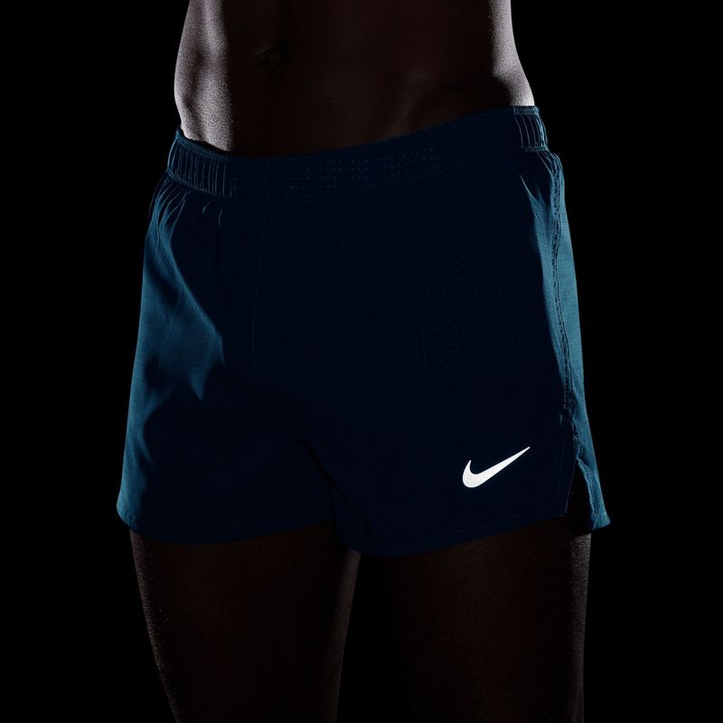 Pantaloni scurți de alergare pentru bărbați Nike Fast light current blue/black 5